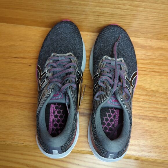 ASICS Women's GT-2000 10 Running Shoes, Size 9 Narrow Gray/Pink - Picture 6 of 11